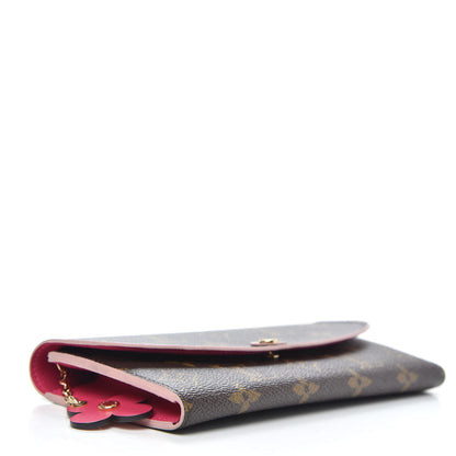 Louis Vuitton Monogram Bloom Flower Emilie Wallet 4 of 7