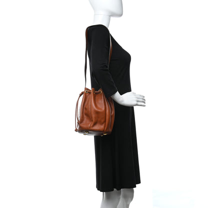 Saint Laurent Calfskin Bucket Bag Tan 3 of 8