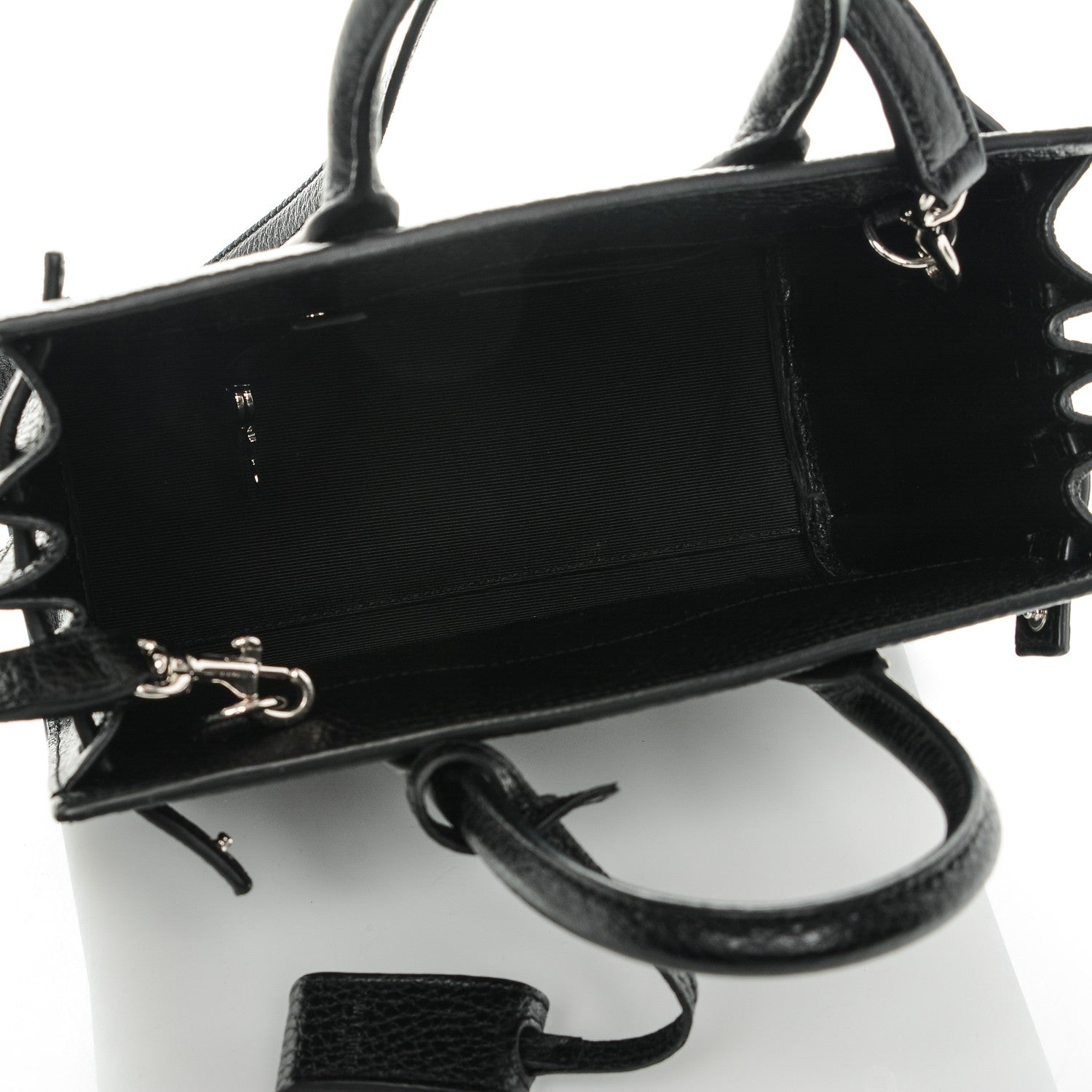 Saint Laurent Grained Calfskin Nano Sac De Jour Black 5 of 6