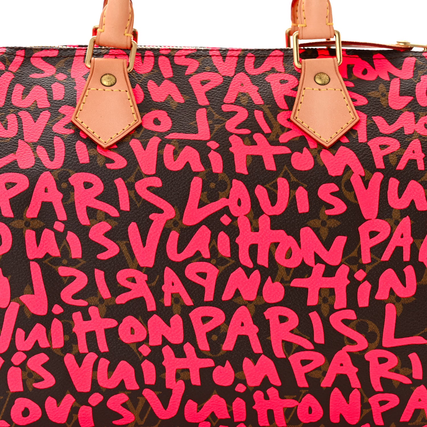 Louis Vuitton Monogram Graffiti Speedy 30 Fuchsia 8 of 10