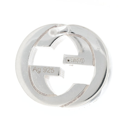 Gucci Sterling Silver Interlocking GG Stud Earrings 4 of 6