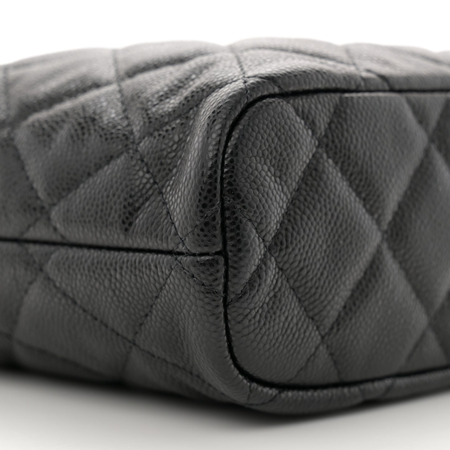 Caviar Quilted Hobo Black