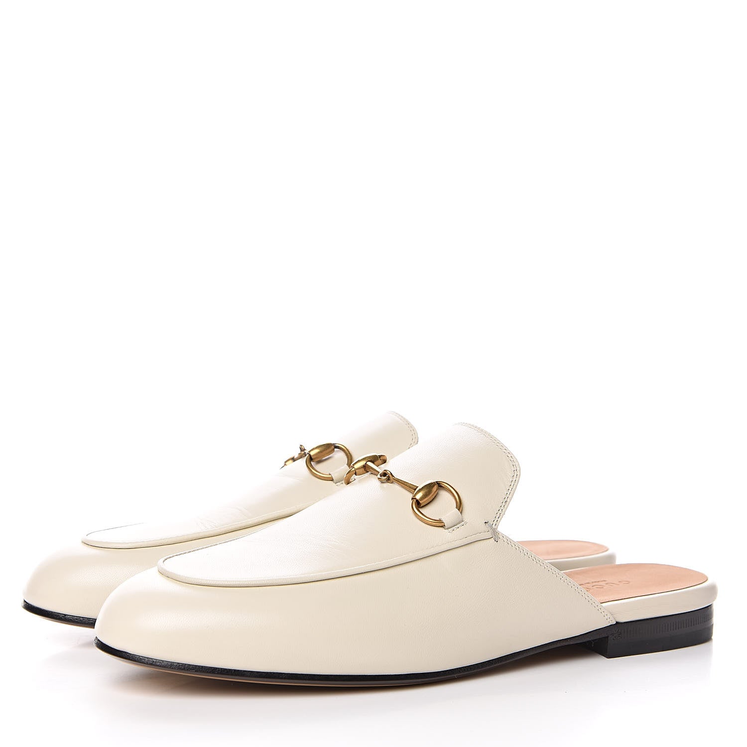 Gucci Malaga Kid Womens Princetown Slippers 38 Mystic White 4 of 10