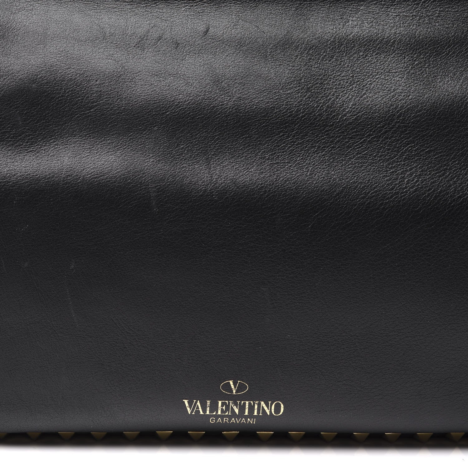 Valentino Garavani Vitello Medium Rockstud Tote Black 10 of 11