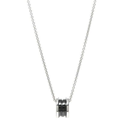 Bulgari Sterling Silver Ceramic Save The Children Pendant Necklace 1 of 5