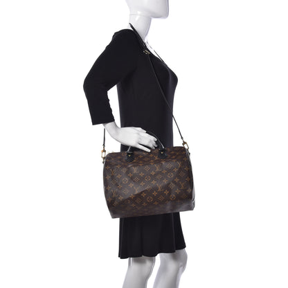 Louis Vuitton Monogram My World Tour Speedy Bandouliere 30 Black 2 of 15