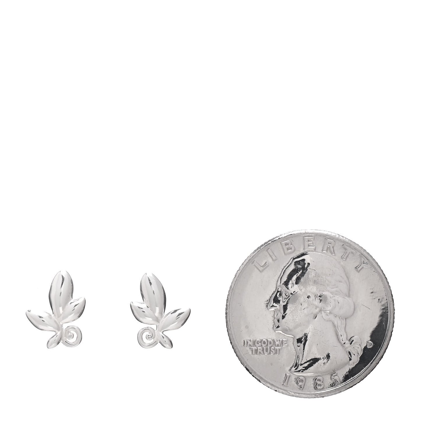 Sterling Silver Paloma Picasso Olive Leaf Earrings