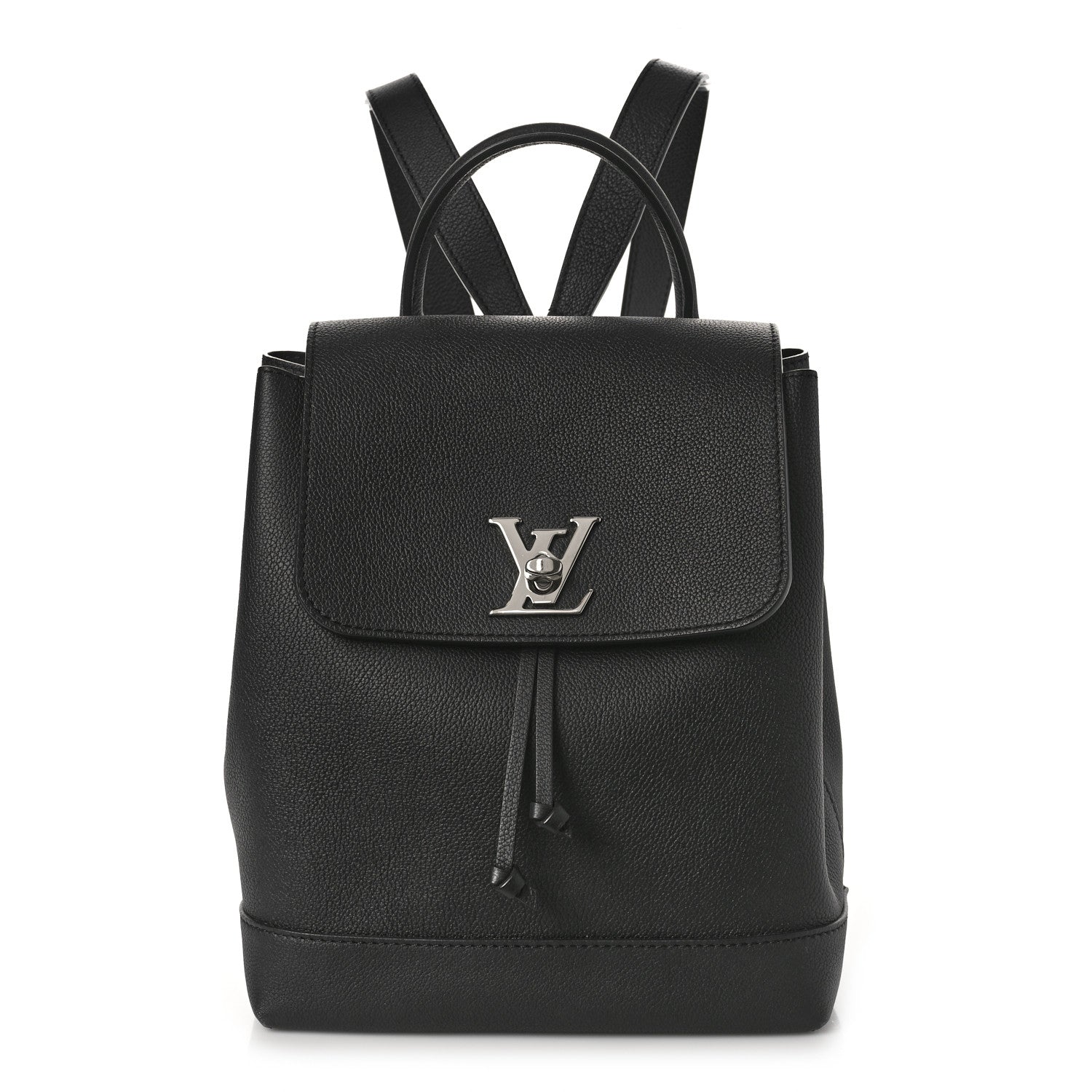 Louis Vuitton Calfskin Lockme Backpack Black 1 of 8