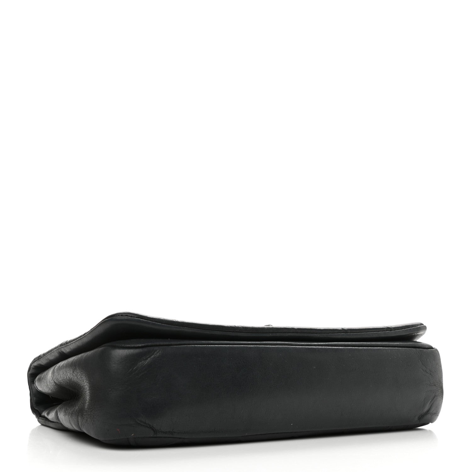 Chanel Lambskin Diamond Stitched CC Flap Shoulder Bag Black 3 of 11