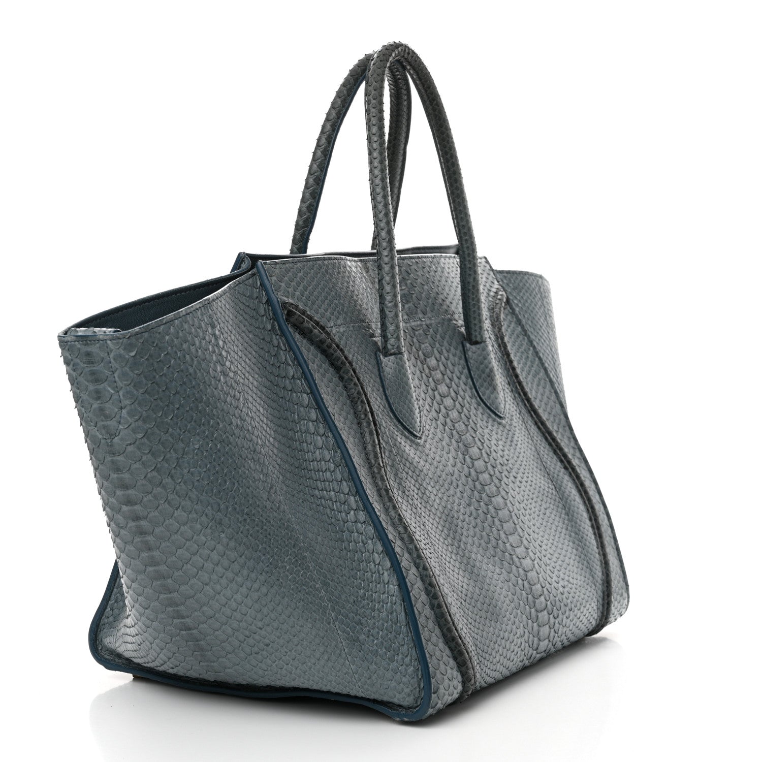 Celine Snakeskin Medium Phantom Luggage Grey 3 of 22