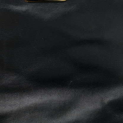 Louis Vuitton Lambskin Malletage Pochette Flap Black 7 of 13