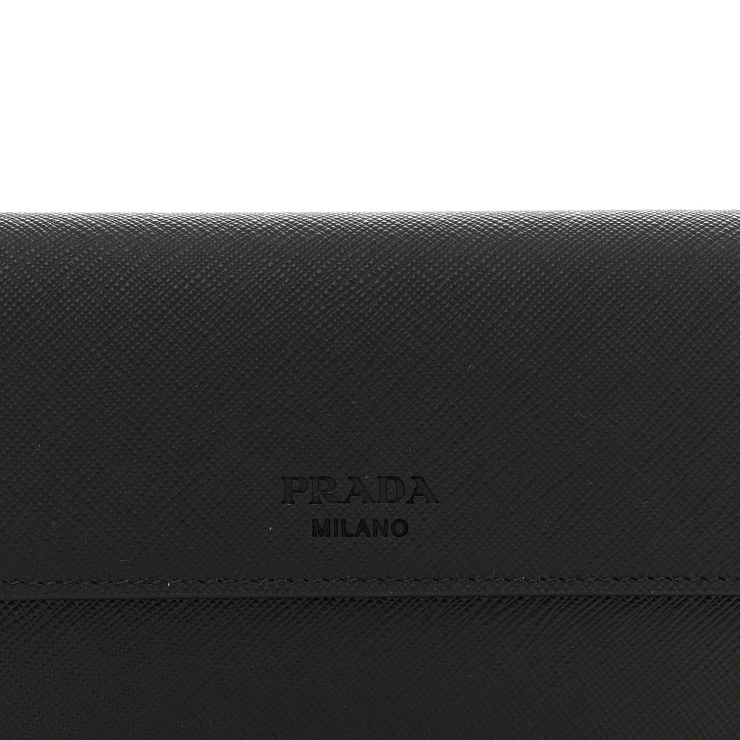 Saffiano Pocket Belt Bag Black