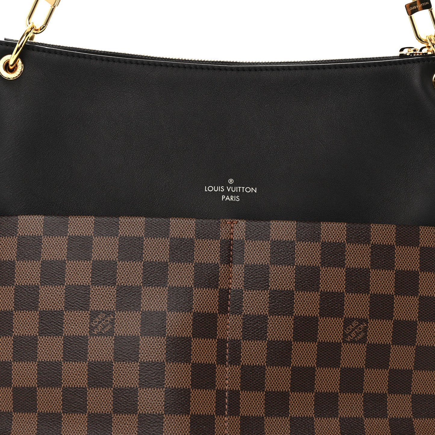 Damier Ebene Calfskin Maida Black