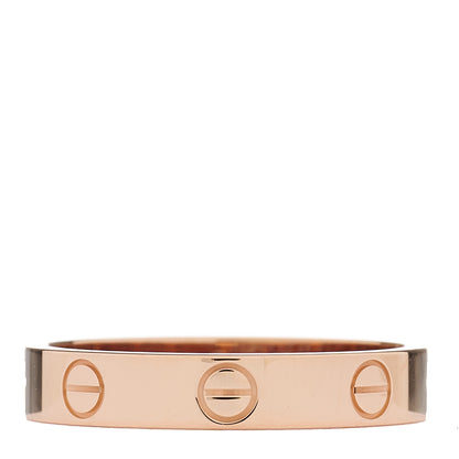 Cartier 18K Pink Gold 3.5mm LOVE Wedding Band Ring 55 7.25 1 of 5