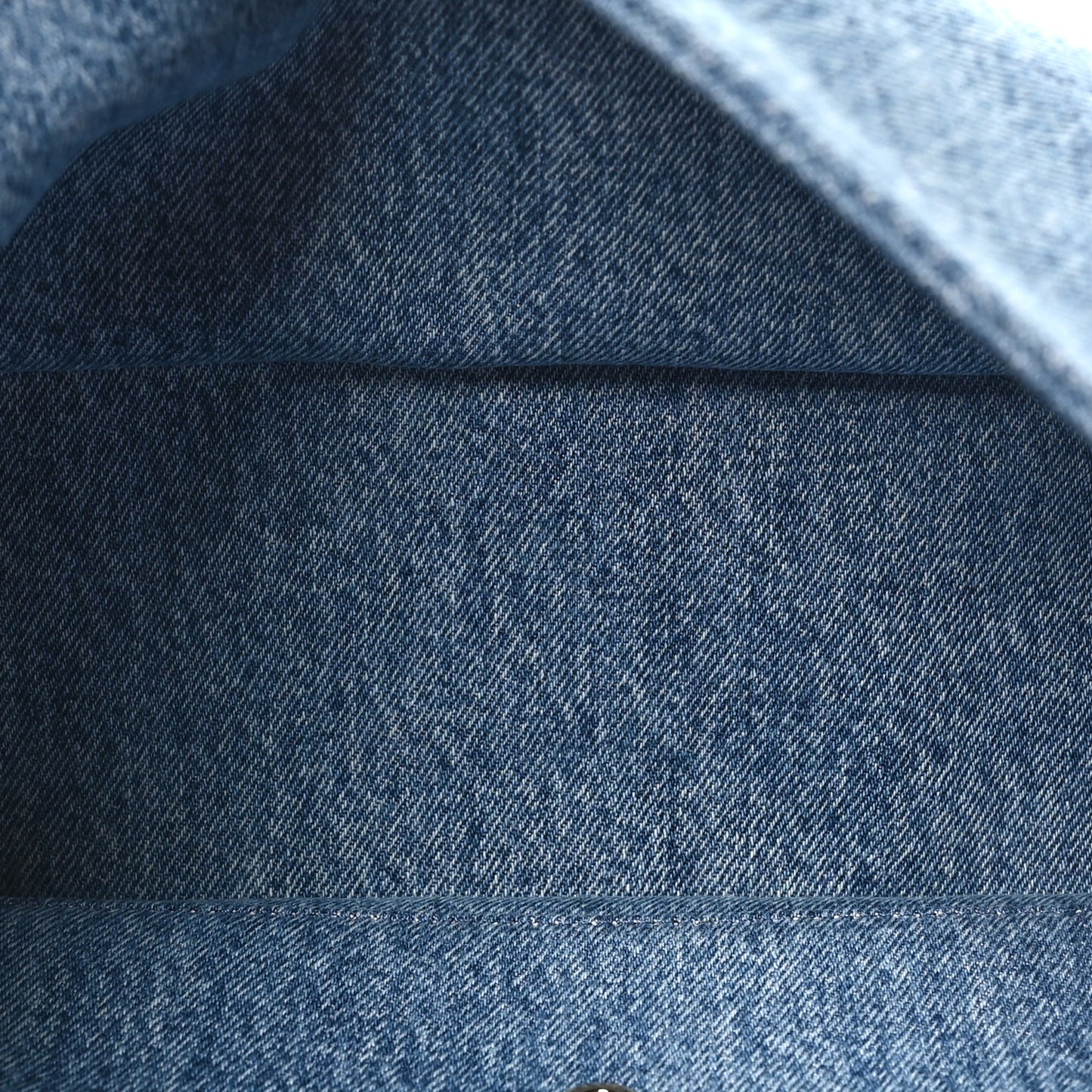 Denim Small Souplissimo Maxi Flap Blue