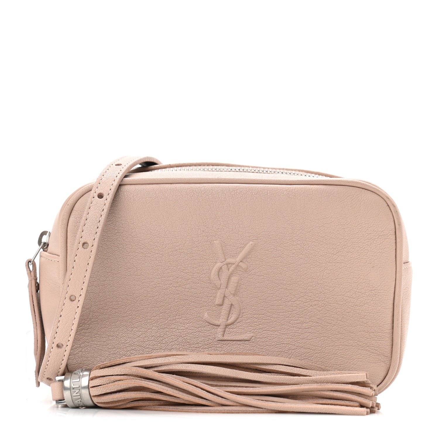Saint Laurent Lambskin Monogram Lou Belt Bag Marble Pink 1 of 10
