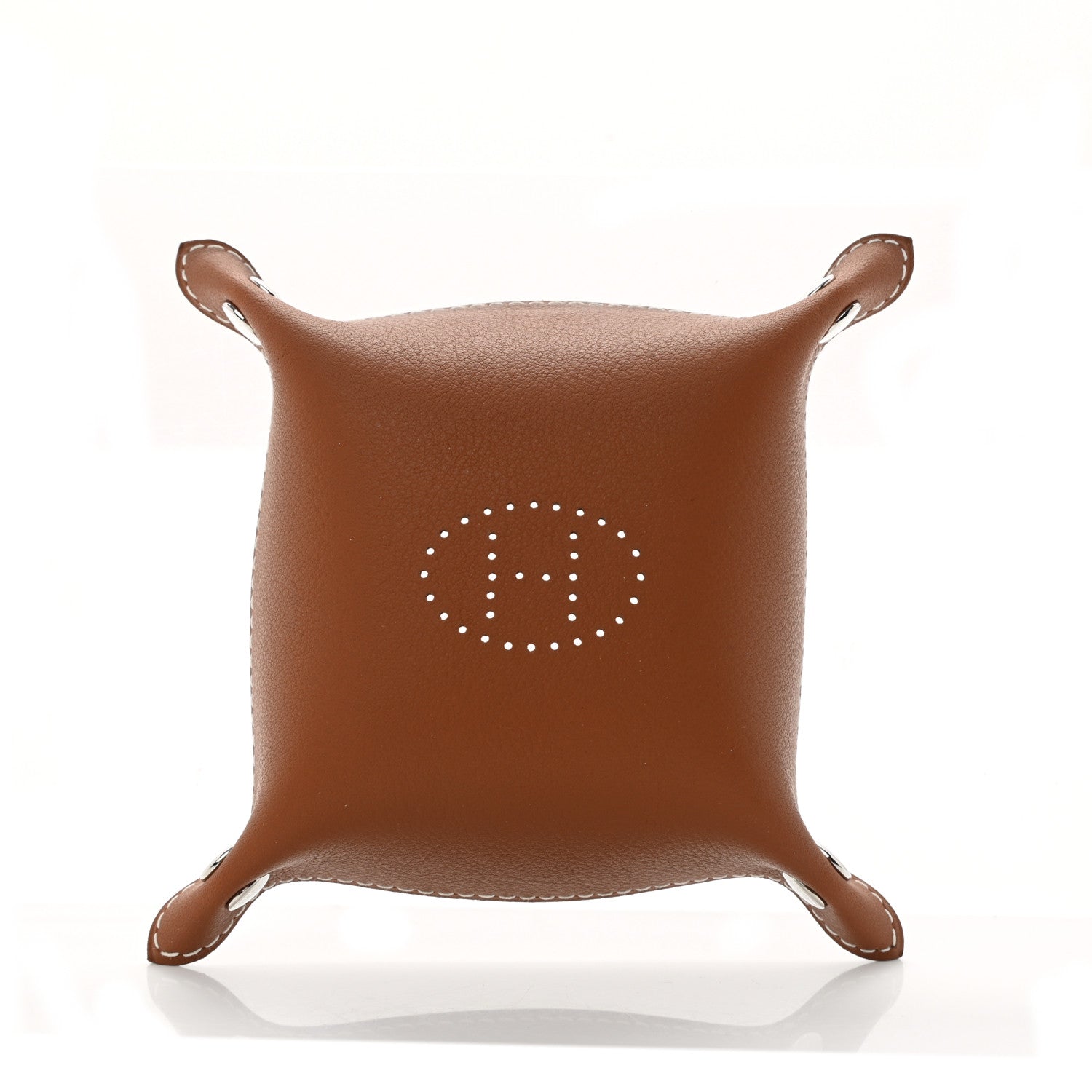 Hermes Taurillon Clemence Swift Mini Mises et Relances Change Tray Vert Veronese Fauve 2 of 6