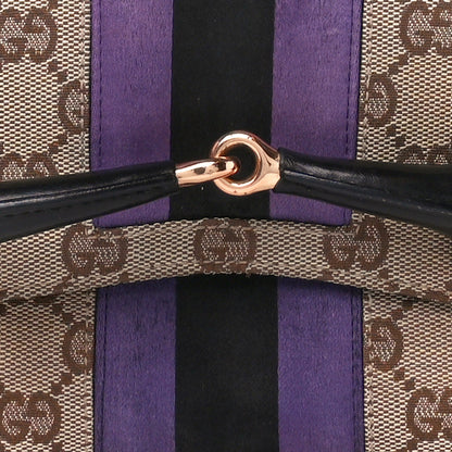 Gucci Tom Ford Monogram Horsebit Web Clutch Purple 8 of 10