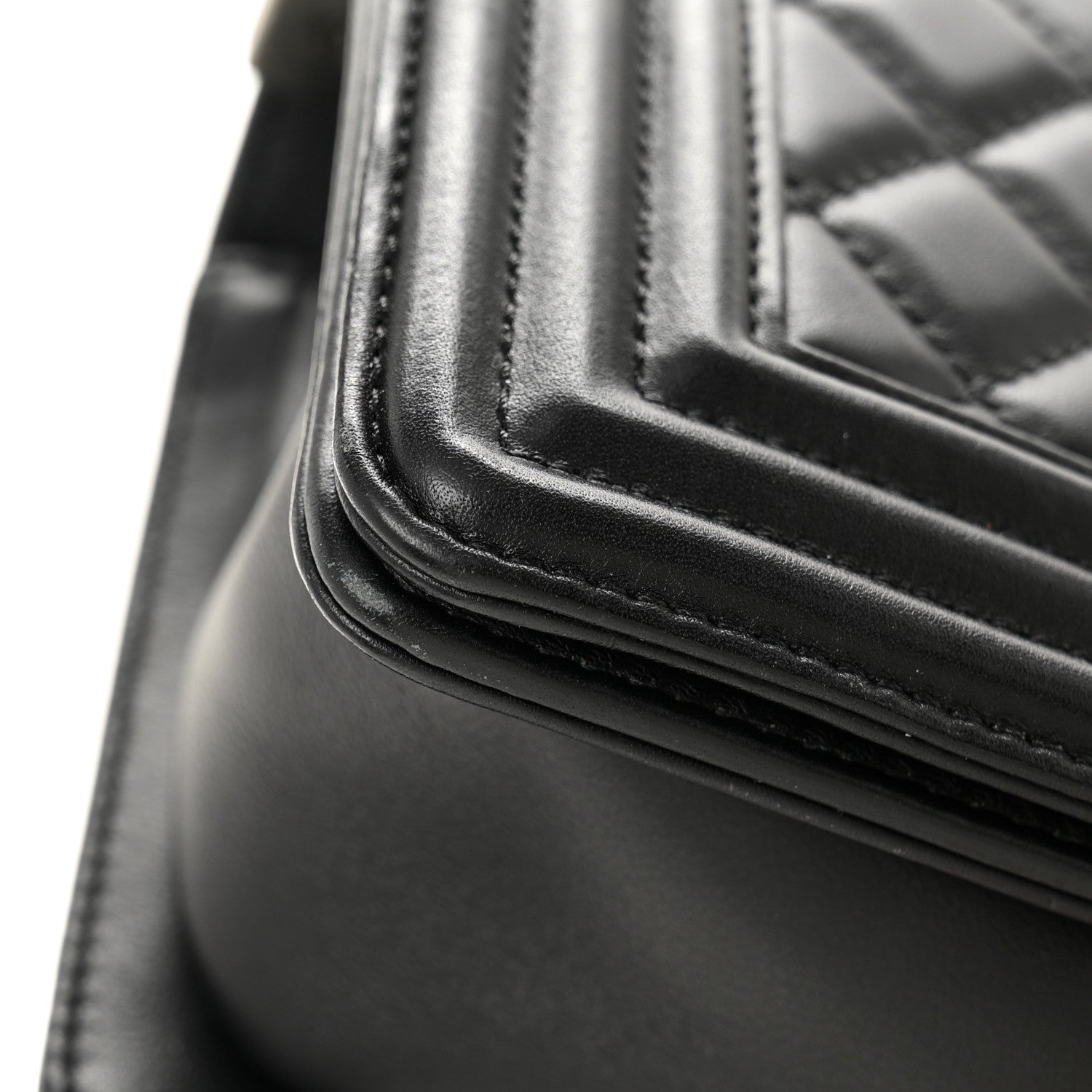 Chanel Lambskin Quilted Small Boy Flap Black 13 of 15