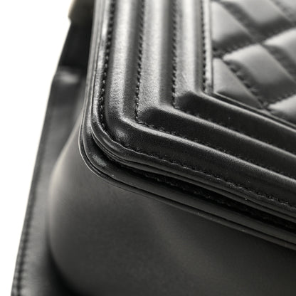 Chanel Lambskin Quilted Small Boy Flap Black 13 of 15