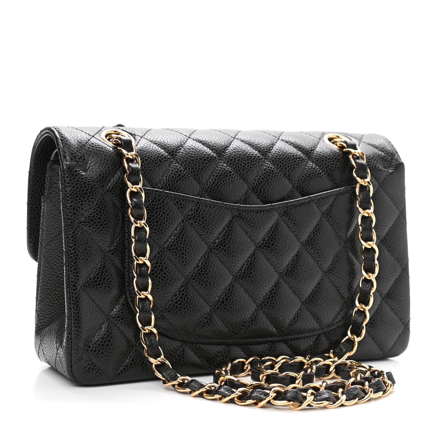 Chanel Caviar Quilted Small Double Flap Black 3 of 12