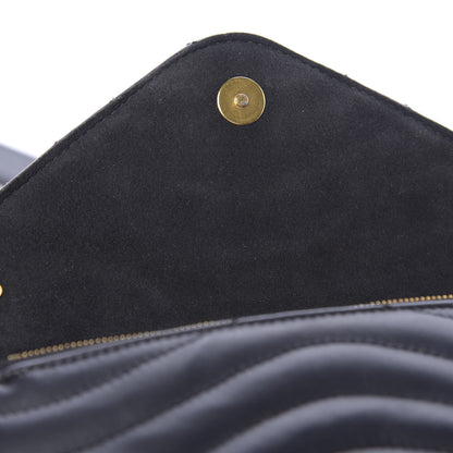 Louis Vuitton Calfskin New Wave Chain Pochette Black 10 of 12