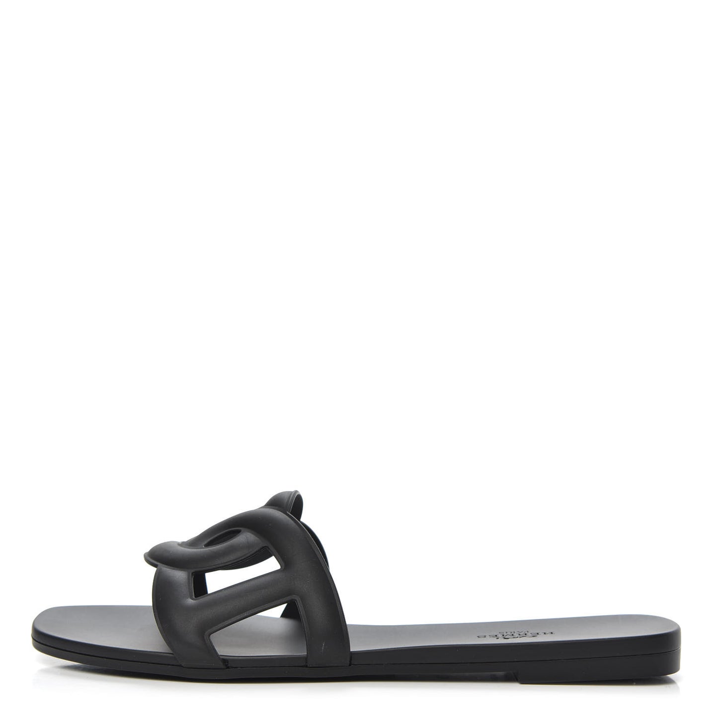 Rubber Aloha Sandals 39 Black