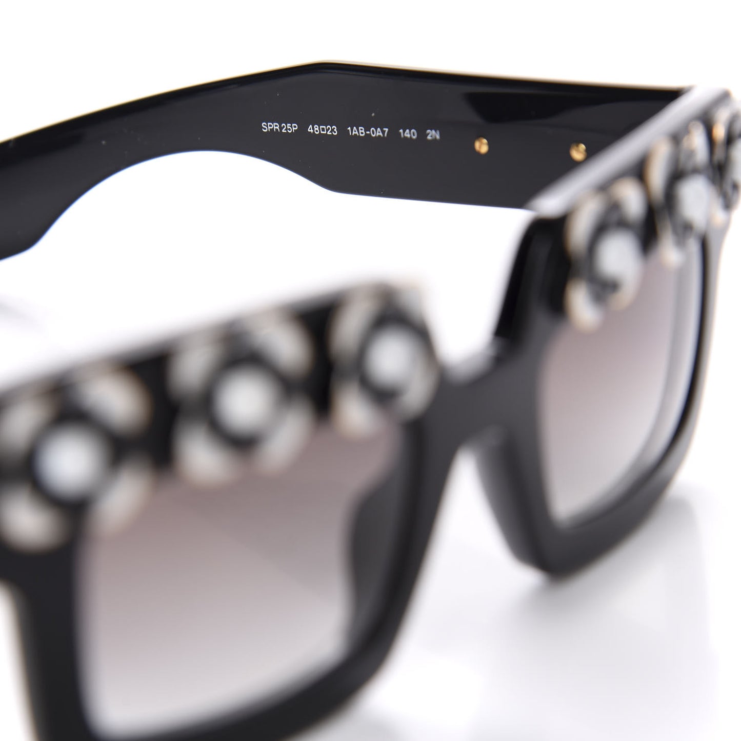 Acetate Flower Poeme Sunglasses SPR25P Black