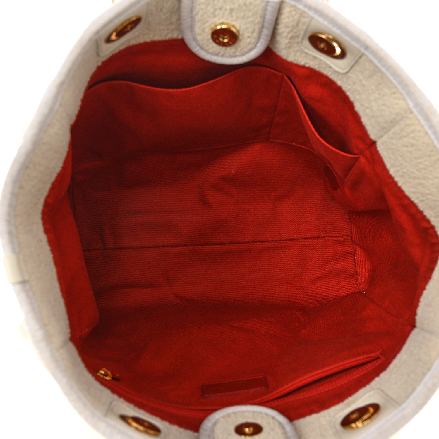 Chanel Lurex Boucle Small Deauville Tote White 5 of 15