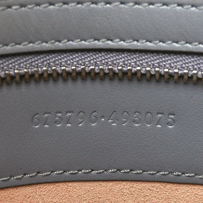 Gucci Calfskin Matelasse Aria Medium GG Marmont Shoulder Tote Deep Grey 7 of 11