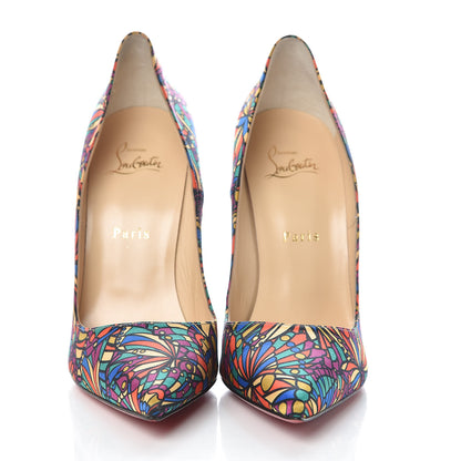 Christian Louboutin Satin Vitrail So Kate 120 Pumps 40 Multicolor 2 of 8