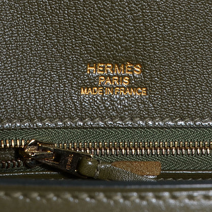 Hermes Tadelakt Ghillies Birkin 35 Vert Veronese 21 of 25