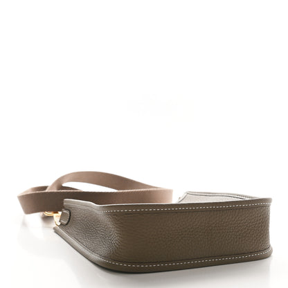 Hermes Taurillon Clemence Evelyne TPM Etoupe 4 of 9
