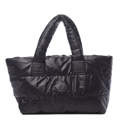 Chanel Nylon Quilted Medium Coco Cocoon Reversible Tote Black 1 of 19