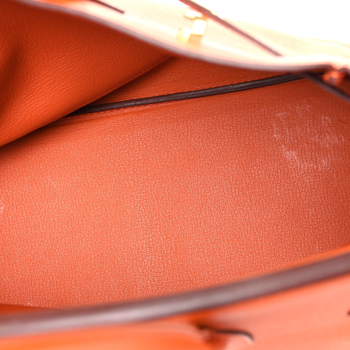 Epsom Birkin 35 Orange