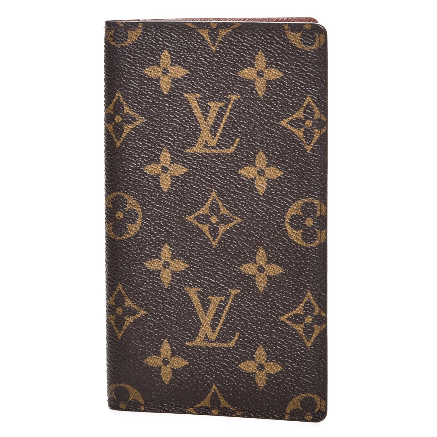 Monogram Checkbook Holder Case Wallet