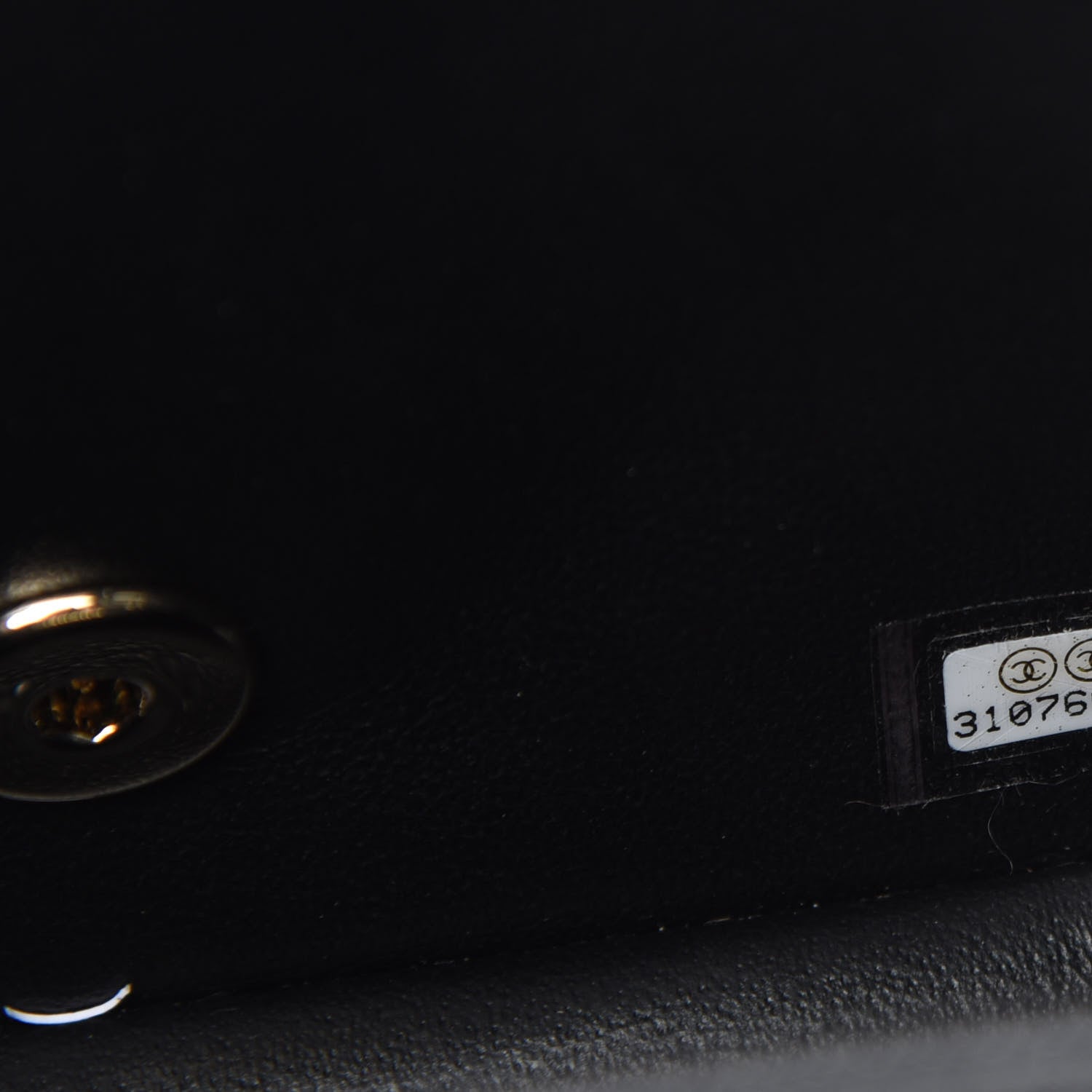 Chanel Lambskin Quilted Mini Square Flap Black 9 of 11