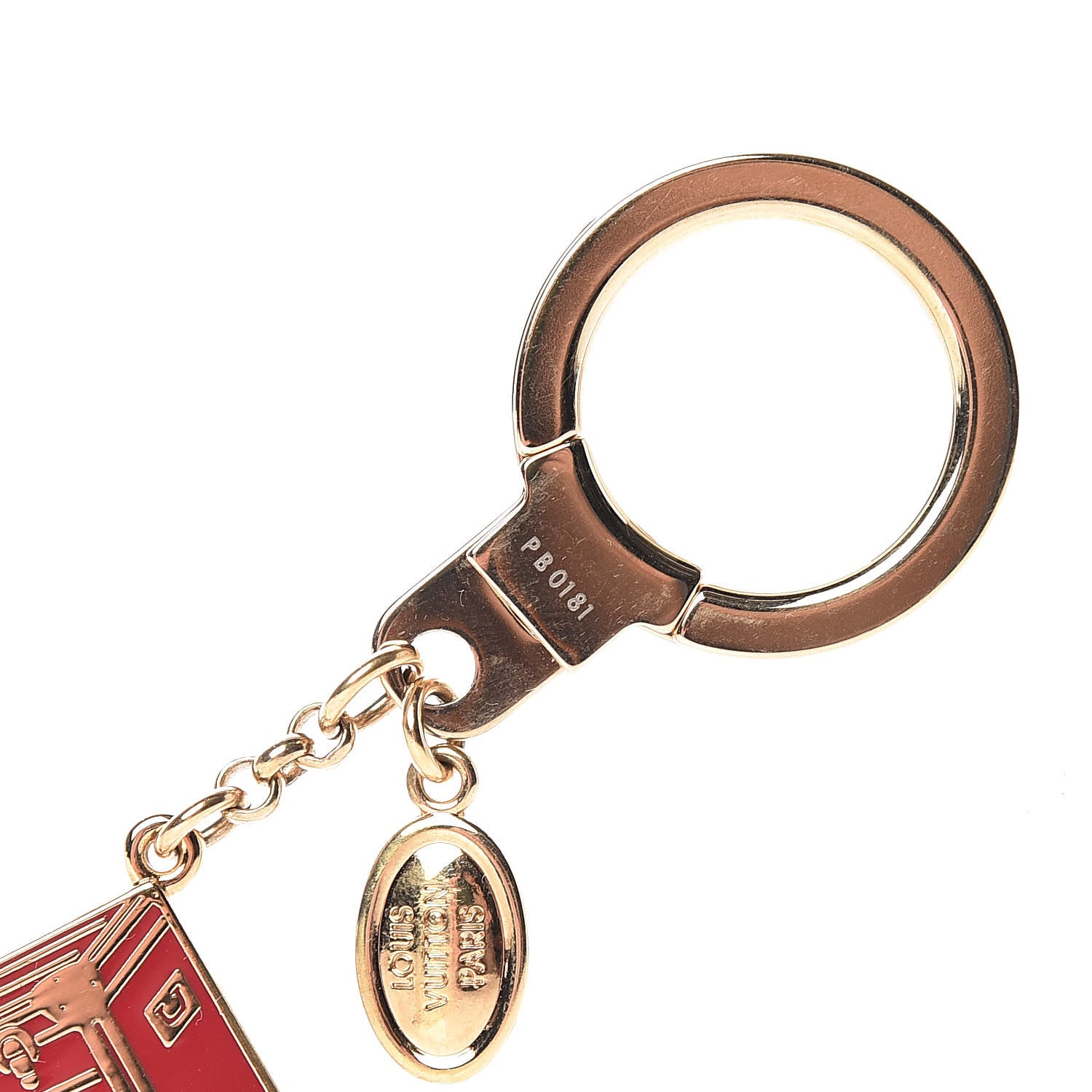 Louis Vuitton Porte Cles Malle Chaine Keychain 3 of 5