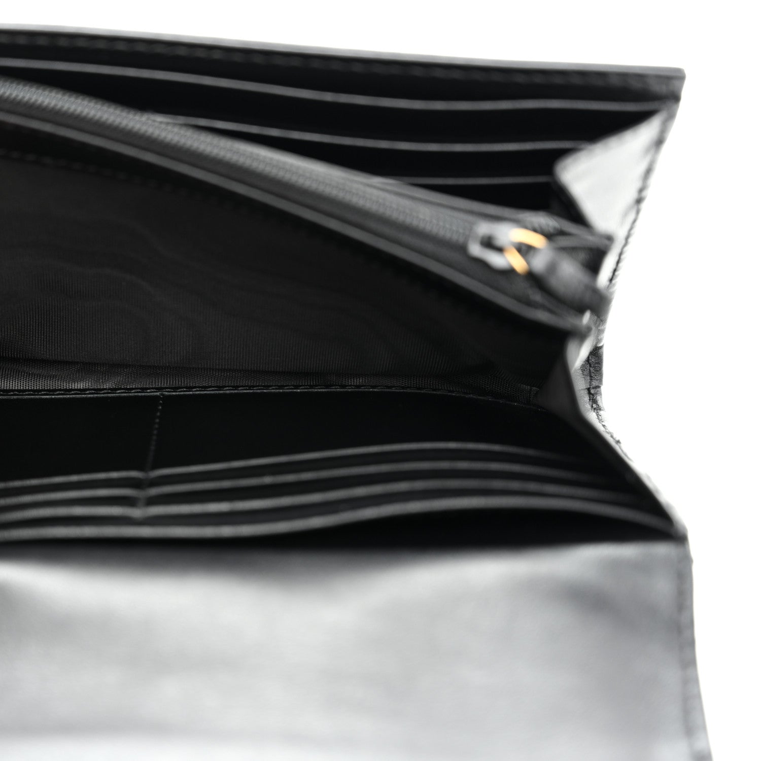 Gucci Calfskin Matelasse GG Marmont Continental Wallet Black 6 of 9