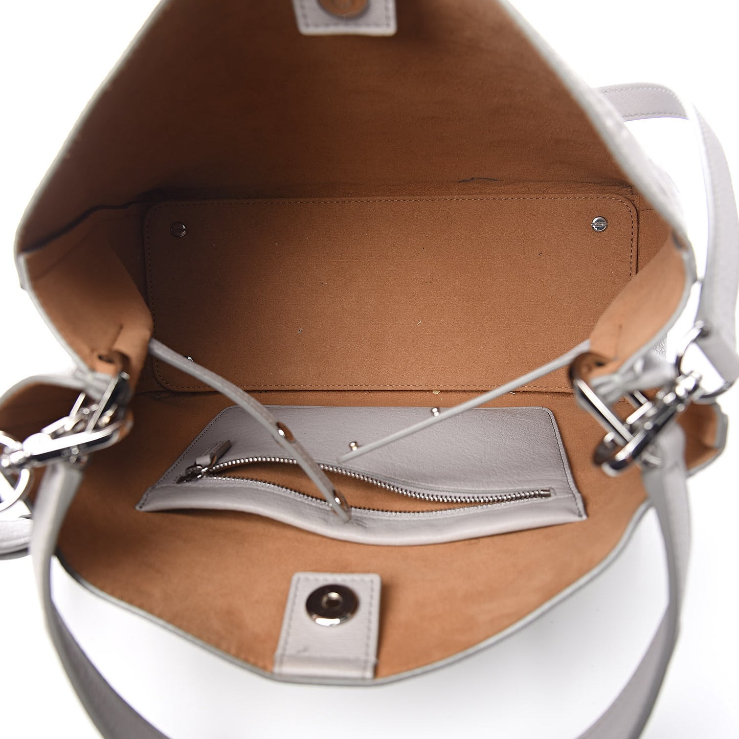 Calfskin Ottomar Monogram Sarah Convertible Hobo Dove