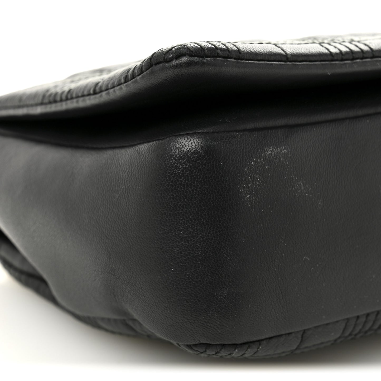 Lambskin Quilted Medium Lola Bag Black