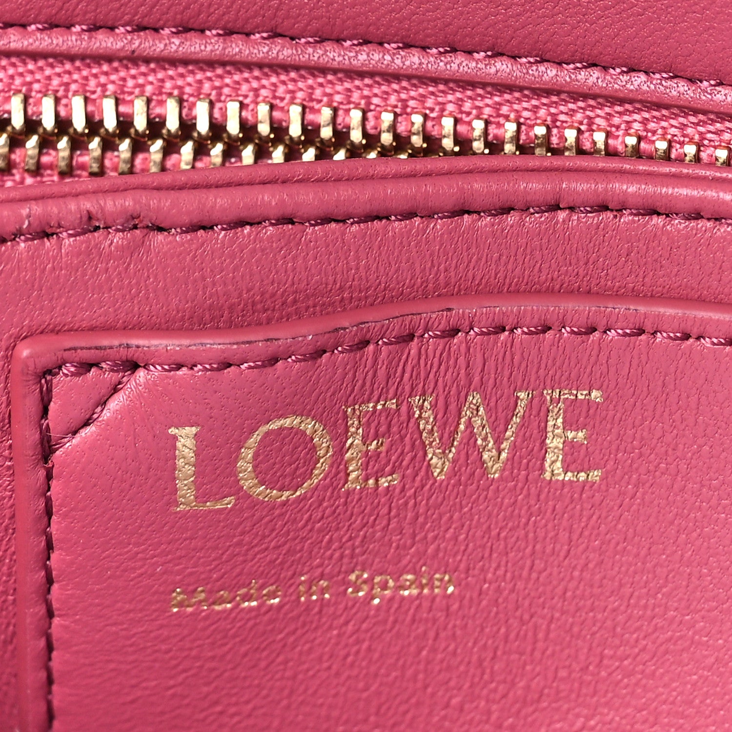 Loewe Lambskin Goya Puffer Bag Plumrose 6 of 8
