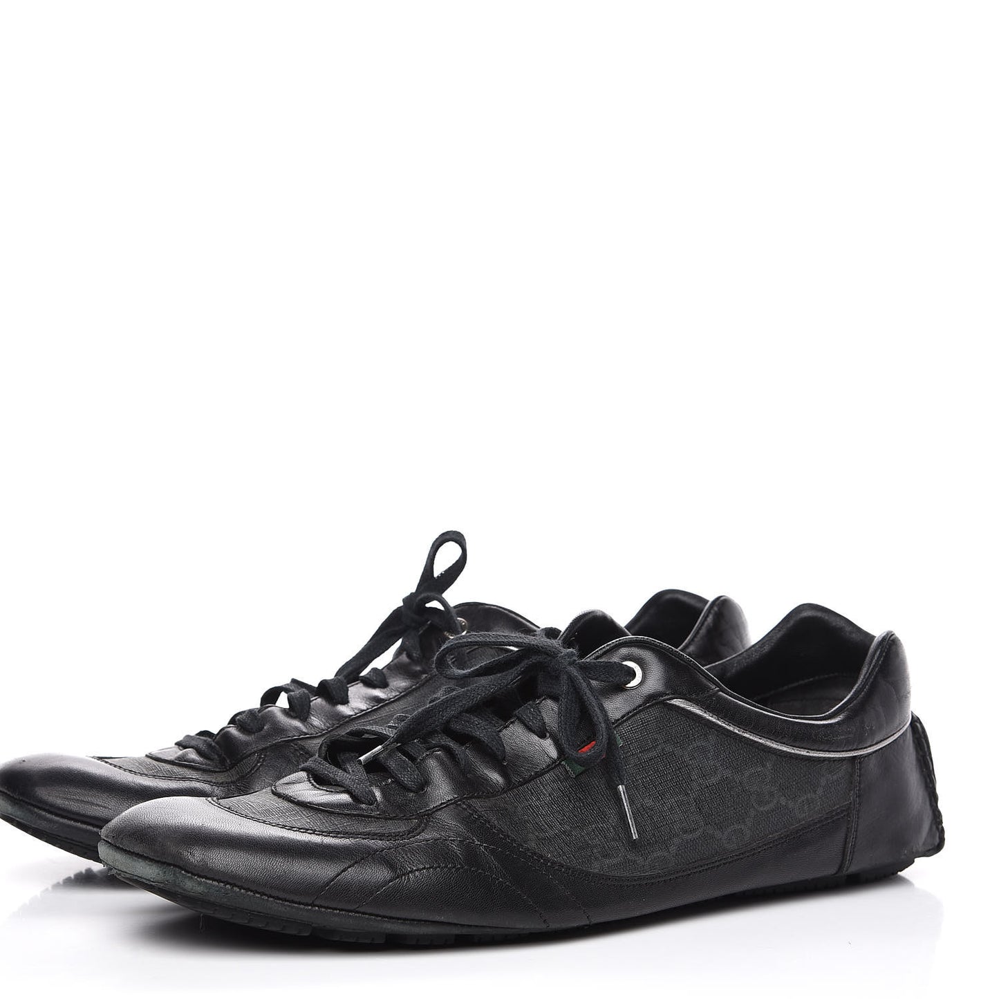 GG Supreme Monogram Mens Sneakers 10 Black