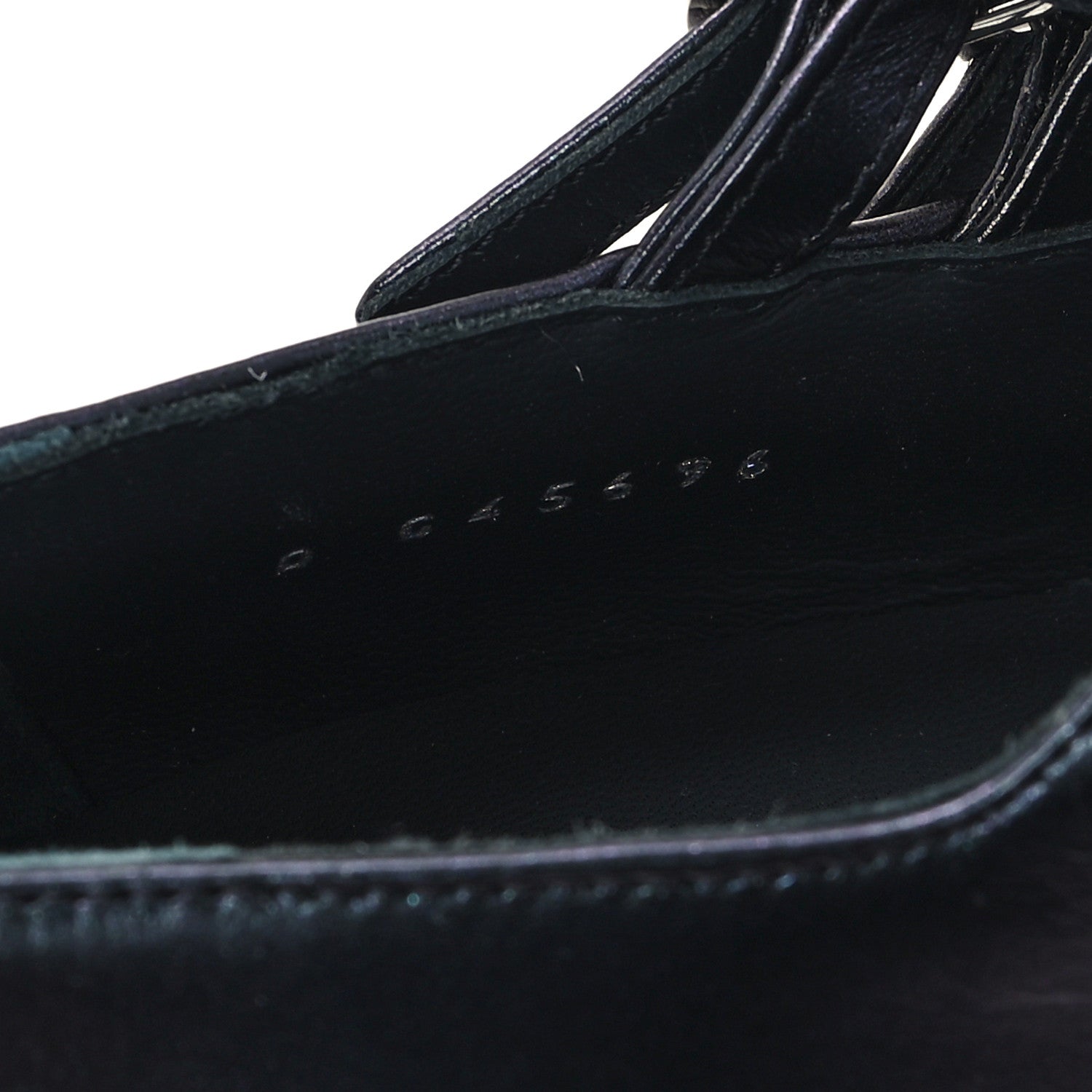 Chanel Iridescent Lambskin Grosgrain Pearl Mary Jane Pumps 38 Black 9 of 9