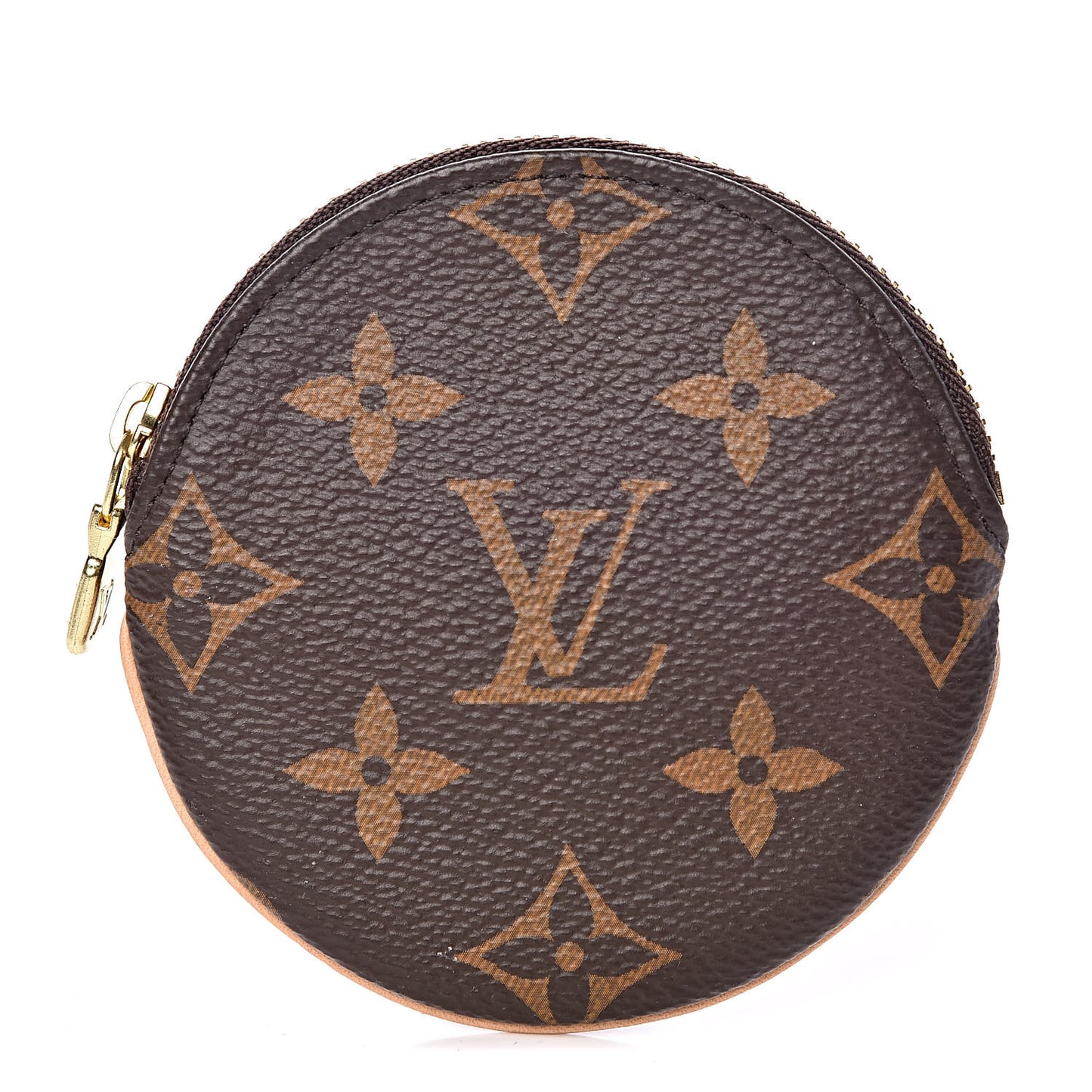 Monogram Round Coin Purse