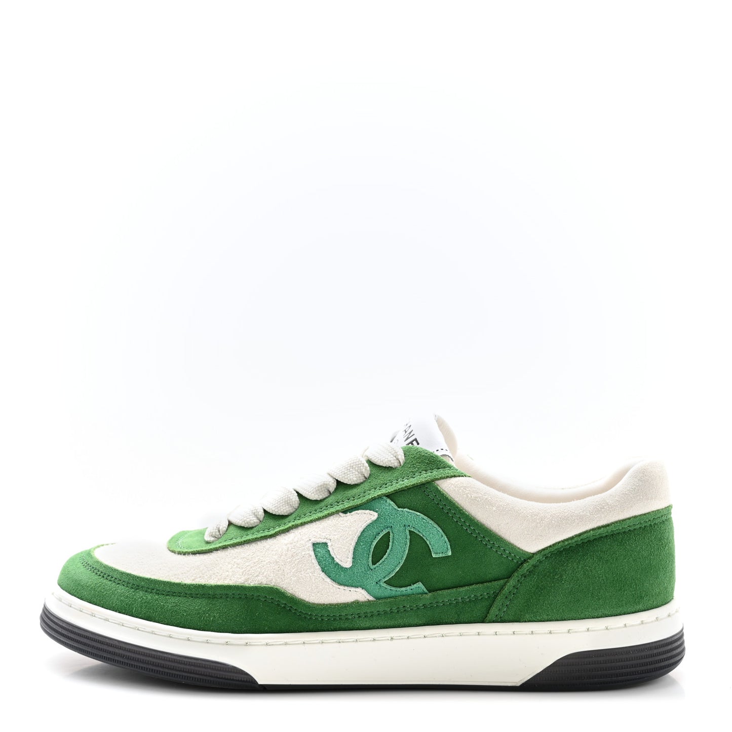Suede Kidskin Womens CC Sneakers 39 White Green