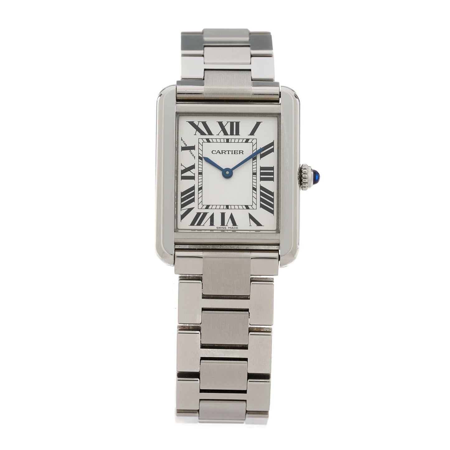 Stainless Steel 24mm Tank Solo Quartz Watch