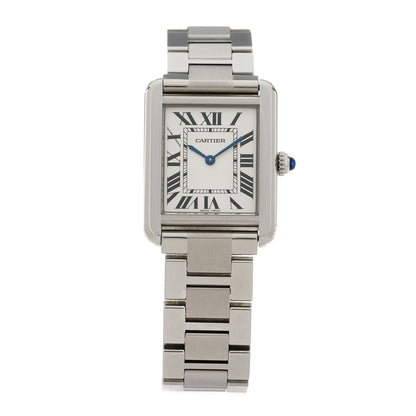 Cartier Stainless Steel 24mm Tank Solo Quartz Watch 1 of 5