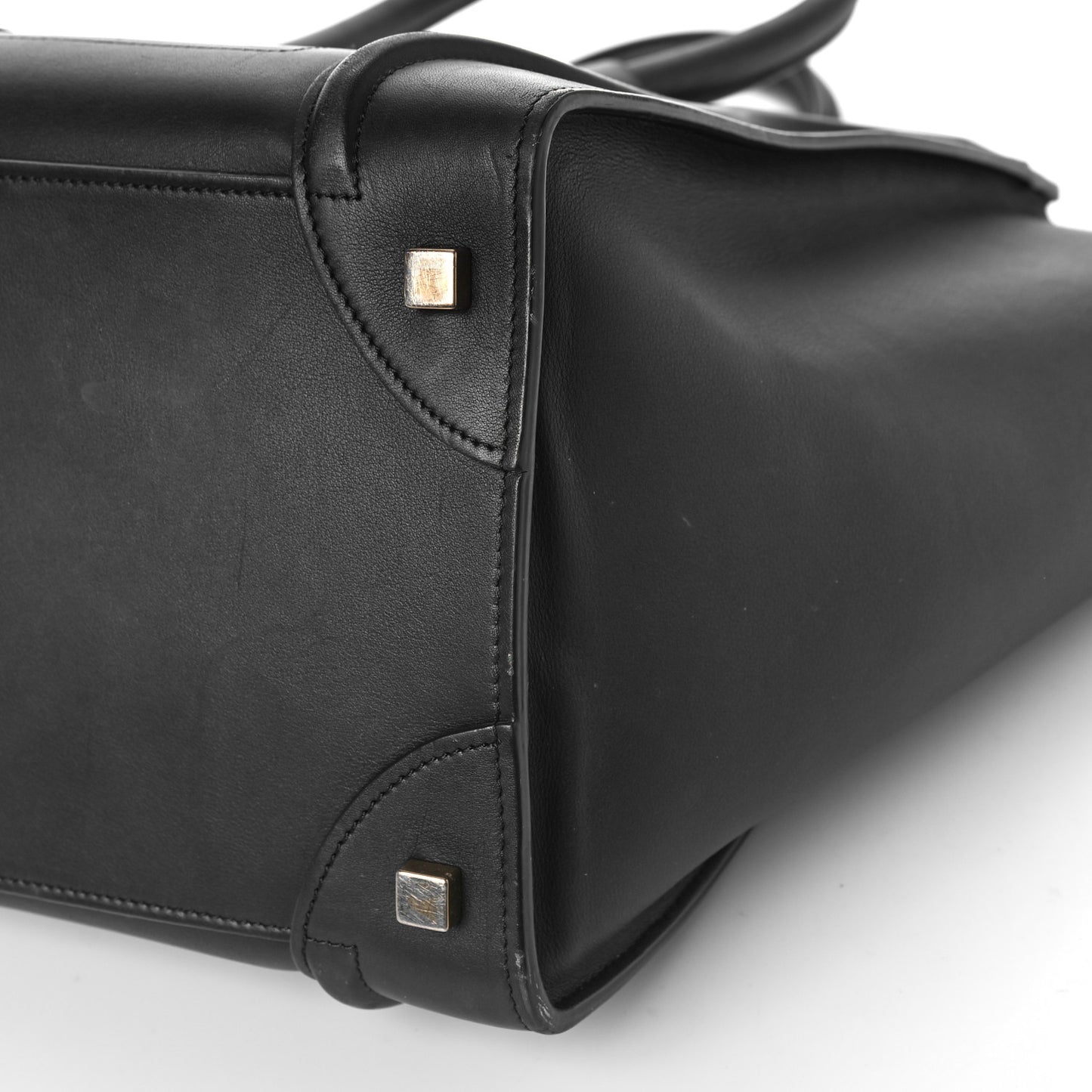 Smooth Calfskin Mini Luggage Black