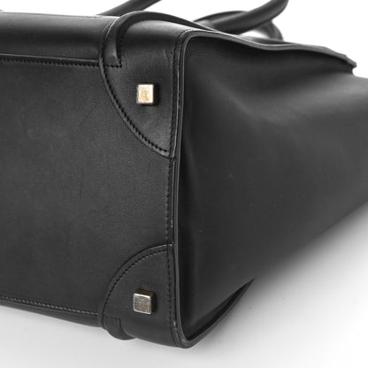 Celine Smooth Calfskin Mini Luggage Black 8 of 13